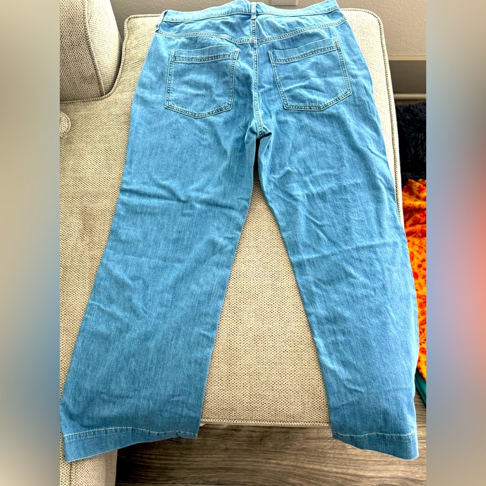 J Crew Factory wide-leg trouser jeans NWT size 32
